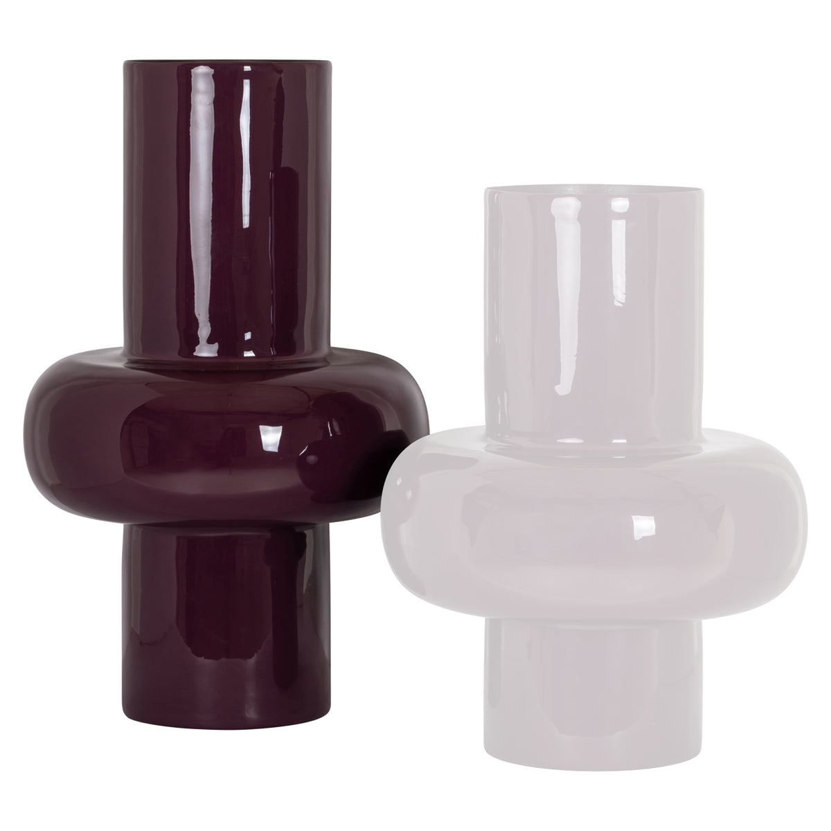 Vase Ashlyn bordeaux grande
