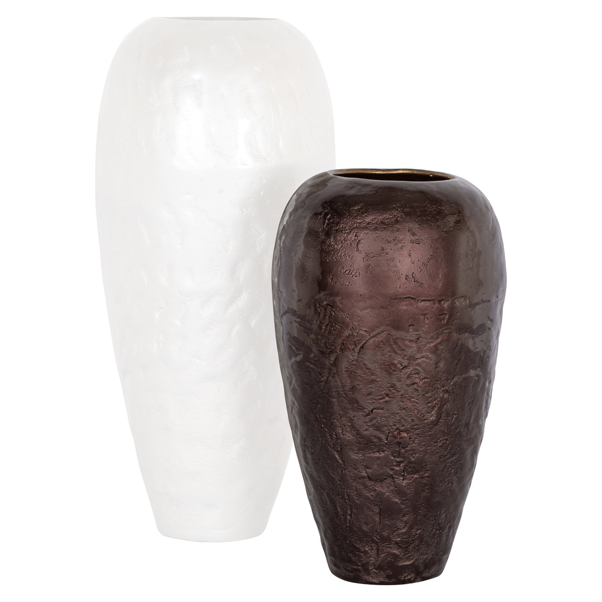 Vase Jillisa brun foncé