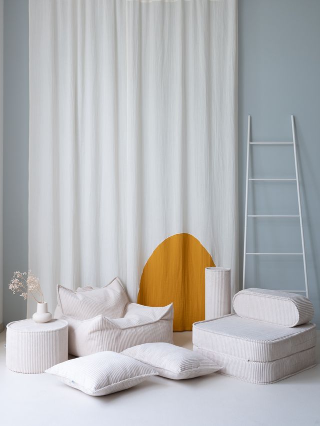 Fauteuil poire Wigiwama - Blanc