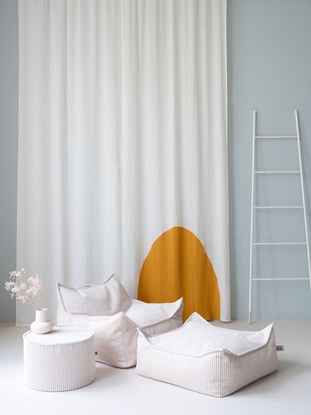 Fauteuil poire Wigiwama - Blanc