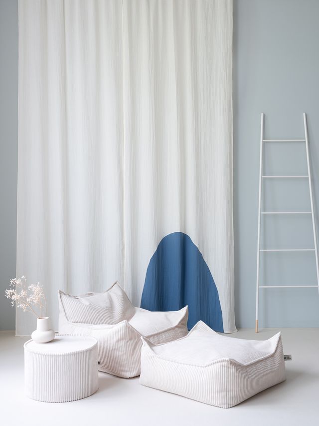 Fauteuil poire Wigiwama - Blanc