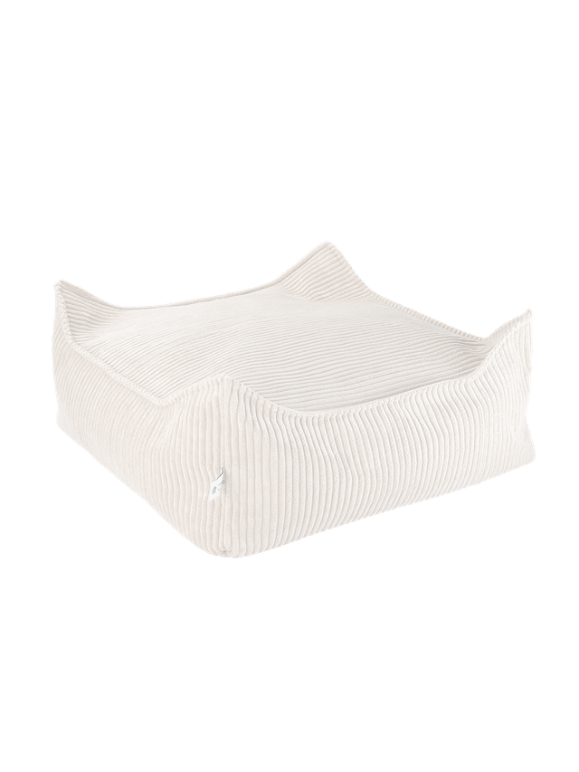 Wigiwama quadratischer Ottoman - Weiß