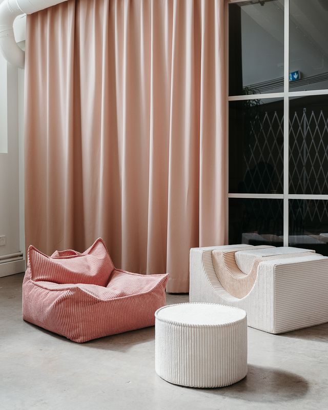 Wigiwama Pouffe - Blanc