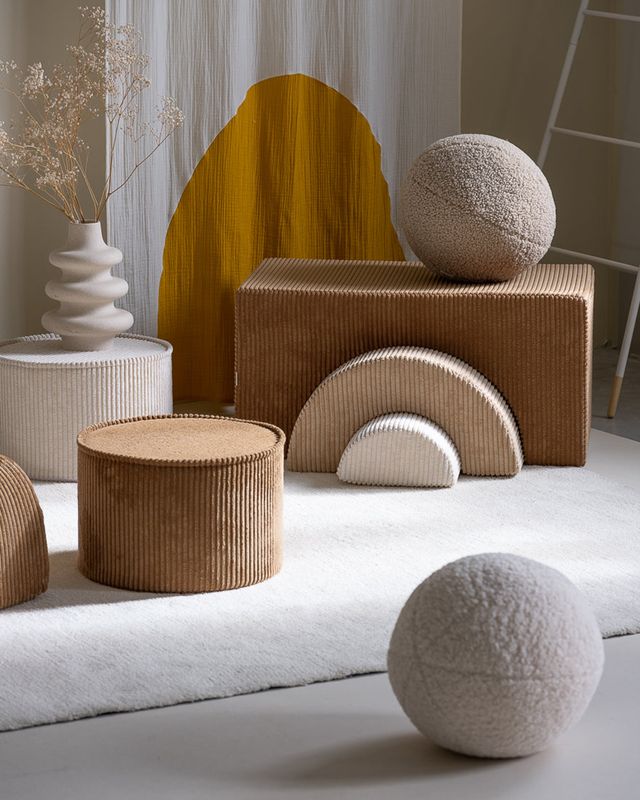 Wigiwama Pouffe - Blanc