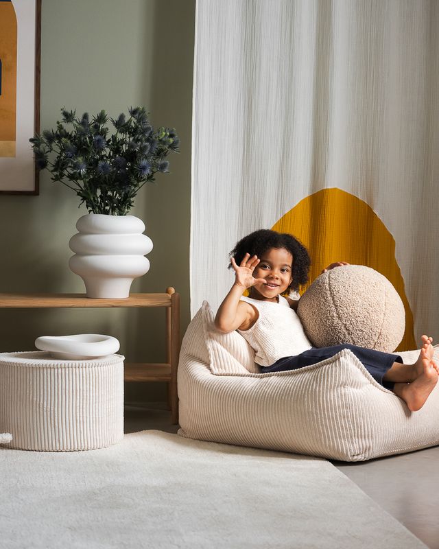 Wigiwama Pouffe - Blanc