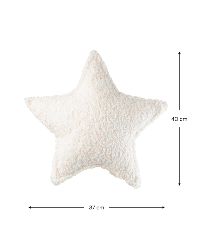 Wigiwama Coussin étoile - Crème