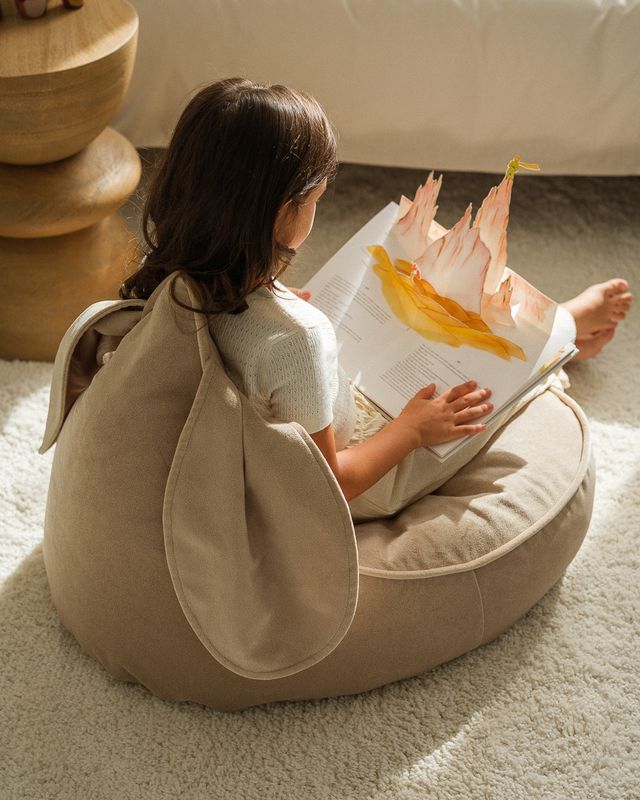 Wigiwama Bunny Beanbag - Beige