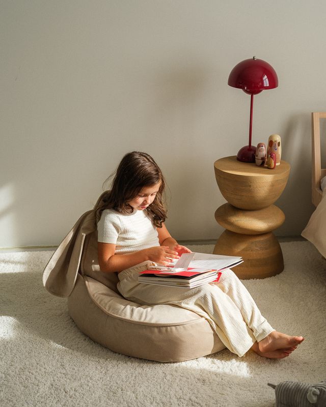 Wigiwama Bunny Beanbag - Beige