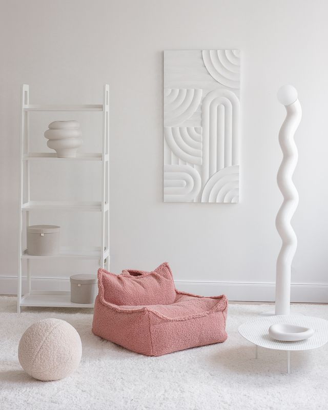 Coussin boule Wigiwama - Crème