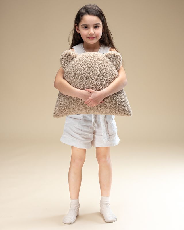 Wigiwama Bear Cushion - Brown
