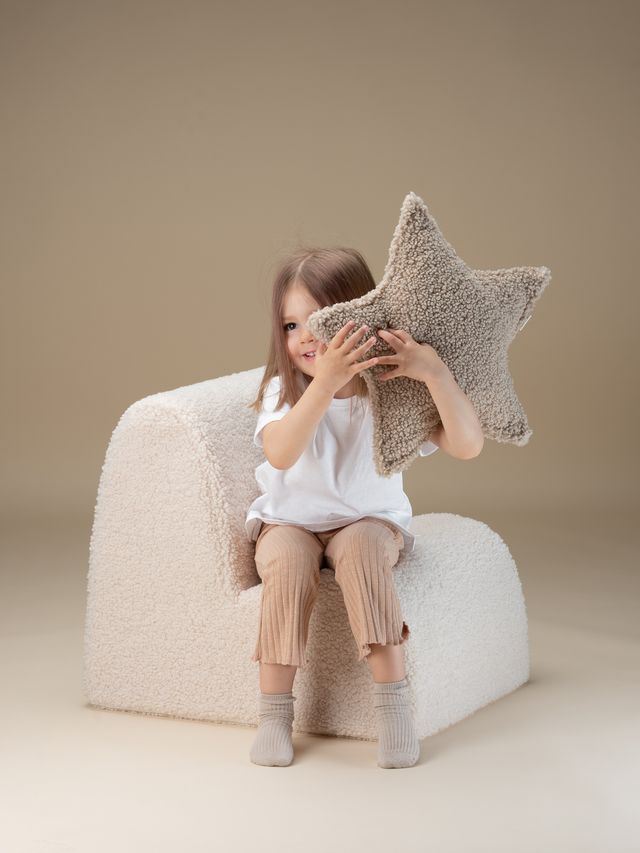 Wigiwama Star Cushion - Beige
