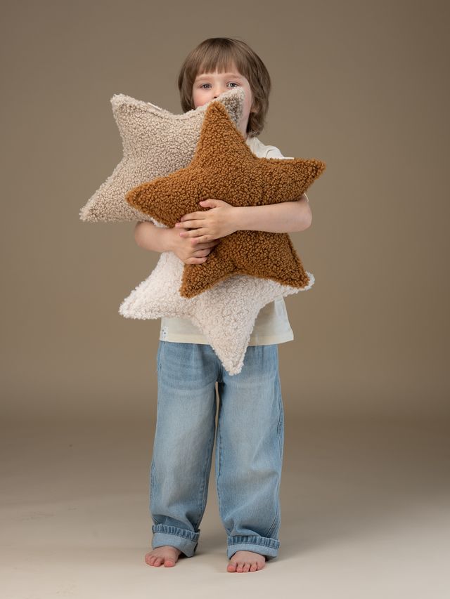 Wigiwama Star Cushion - Beige