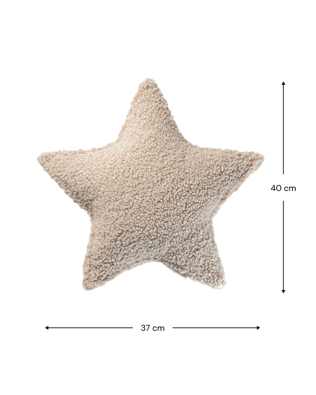 Wigiwama Star Cushion - Beige