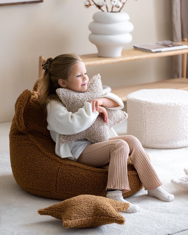 Wigiwama Star Cushion - Beige