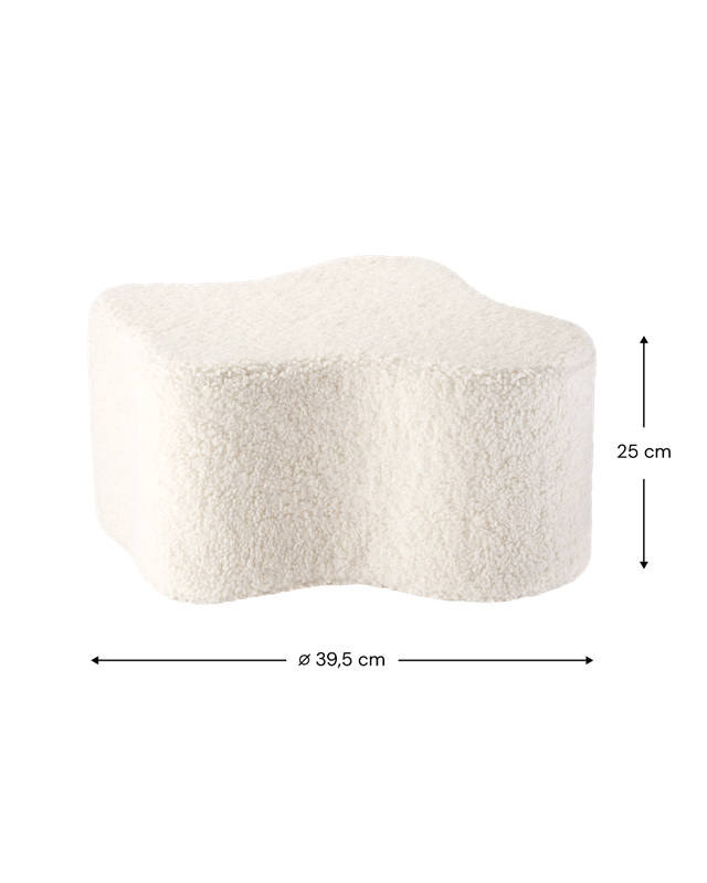 Wigiwama Wolken-Pouf - Creme