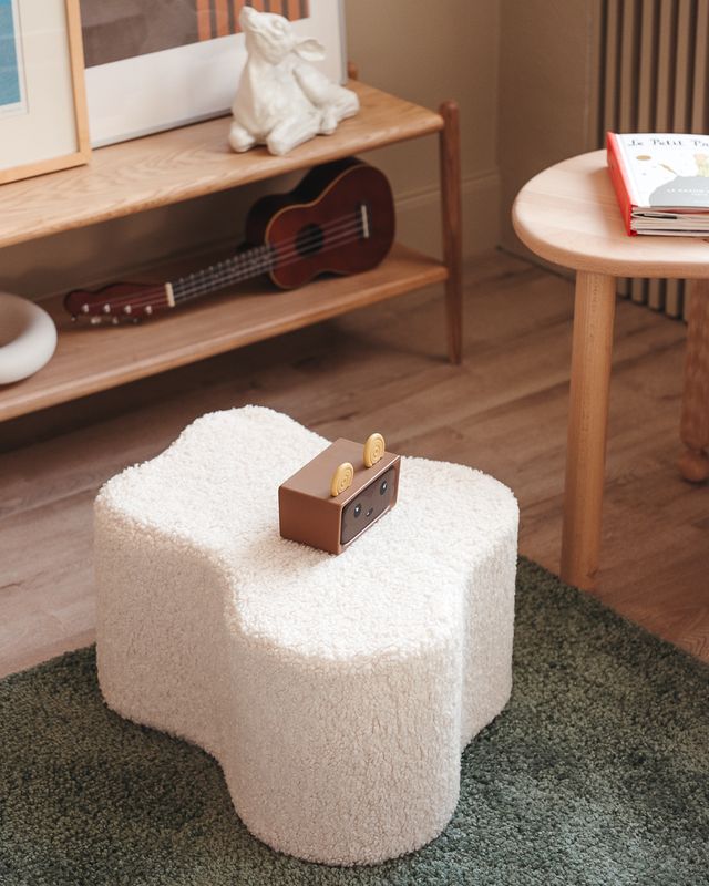 Wigiwama Wolken-Pouf - Creme