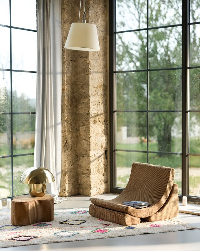 Wigiwama Wolken-Pouf - Braun