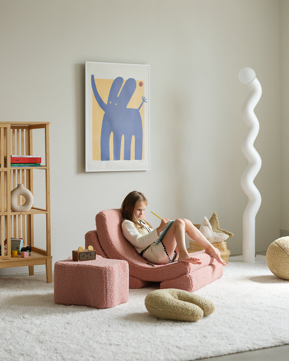Pouf nuage Wigiwama - rose