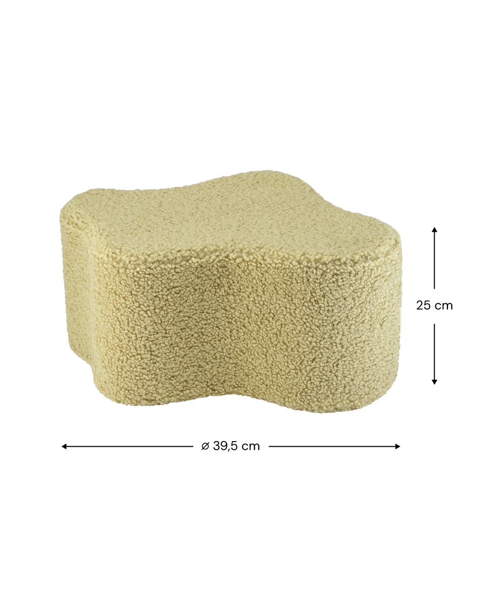 Wigiwama Wolken-Pouf - Grün