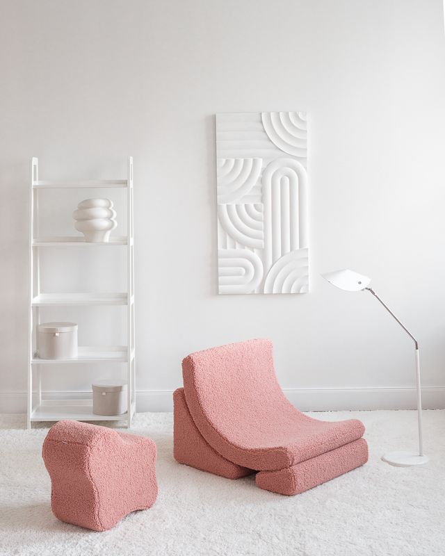 Fauteuil lune Wigiwama - Rose