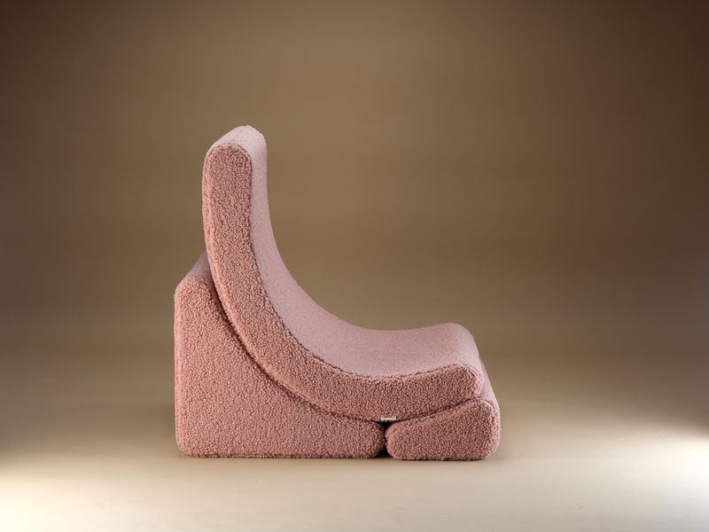 Fauteuil lune Wigiwama - Rose