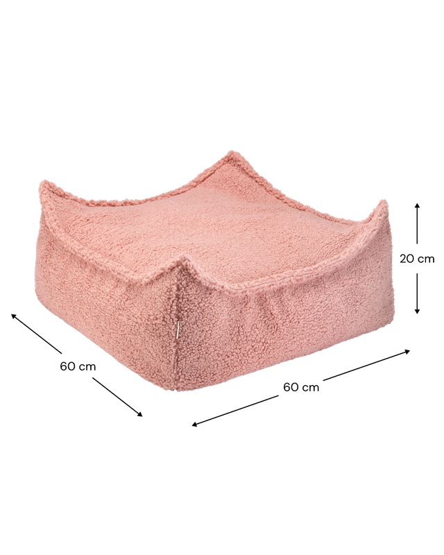 Wigiwama quadratischer Hocker - Rosa