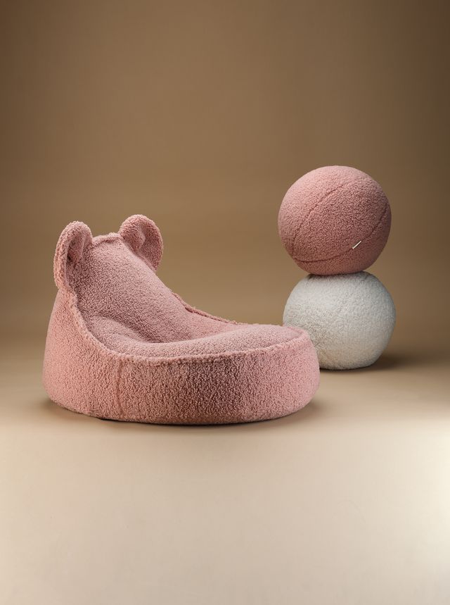 Coussin ballon Wigiwama - Rose