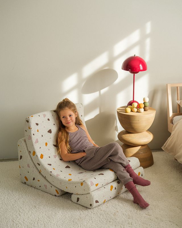 Wigiwama Terrazzo Moon Chair - Multi_Color