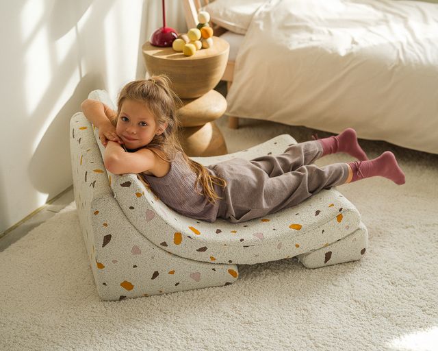 Wigiwama Terrazzo Moon Chair - Multi_Color