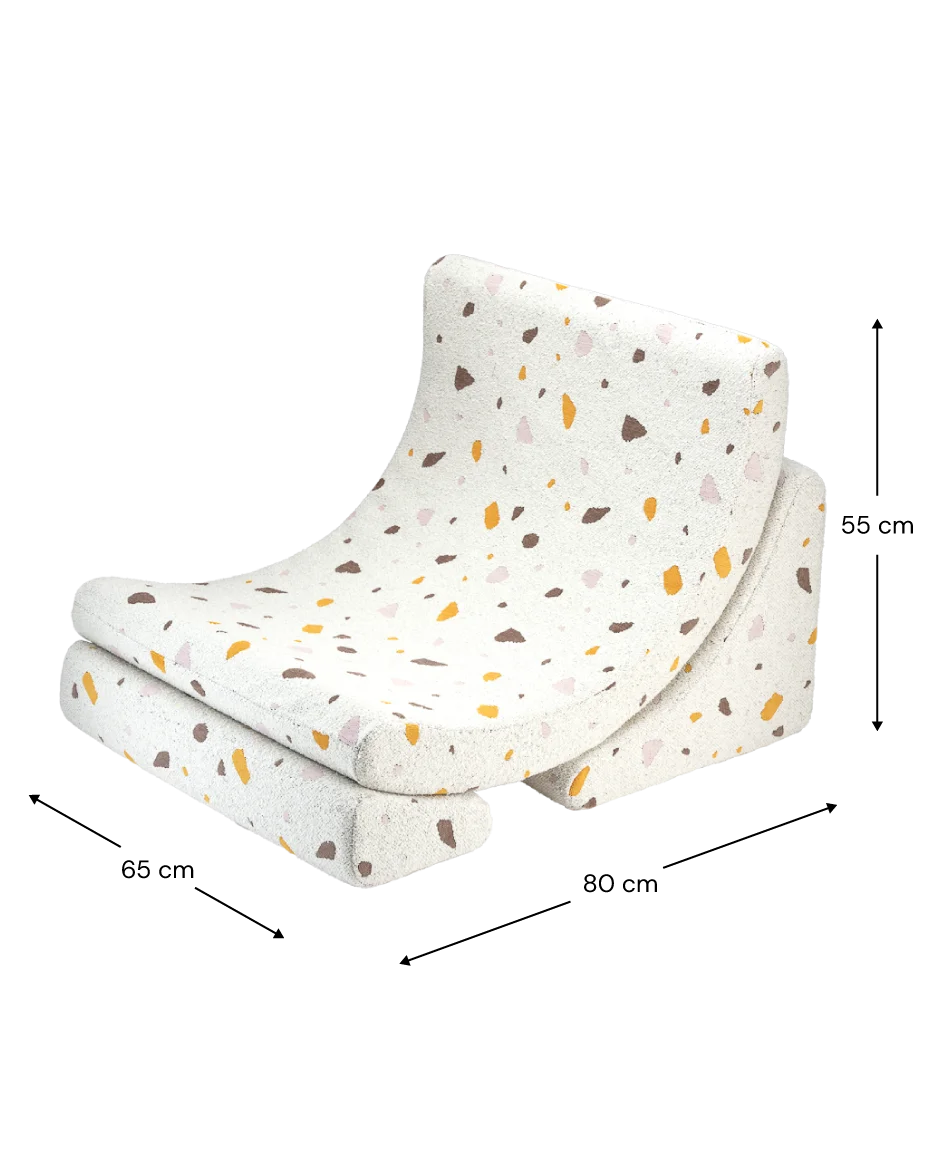 Wigiwama Terrazzo Moon Chair - Multi_Color