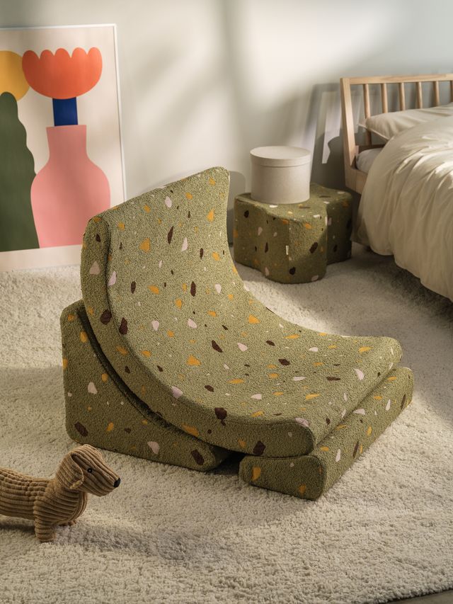Fauteuil lune Terrazzo Wigiwama - Vert