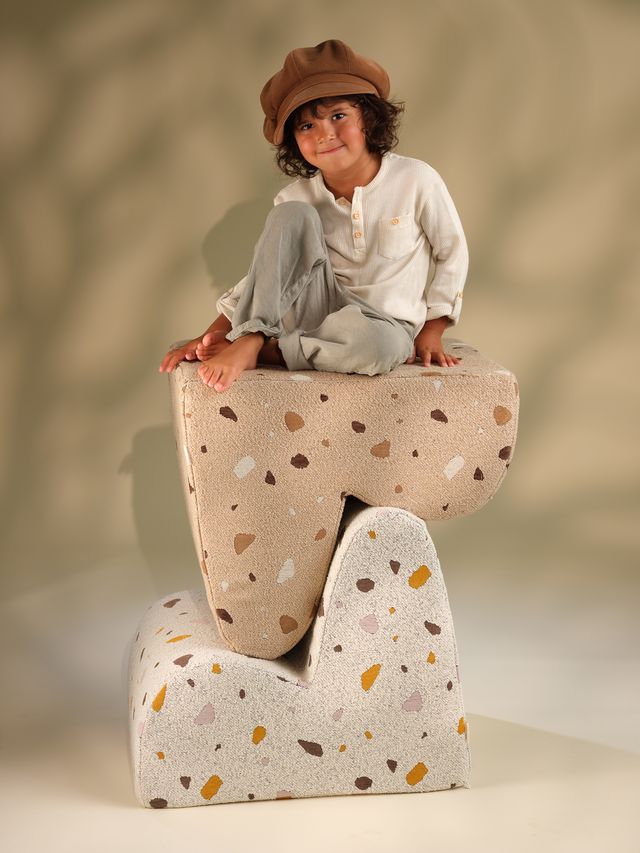 Wigiwama Terrazzo Cloud Sessel - Braun