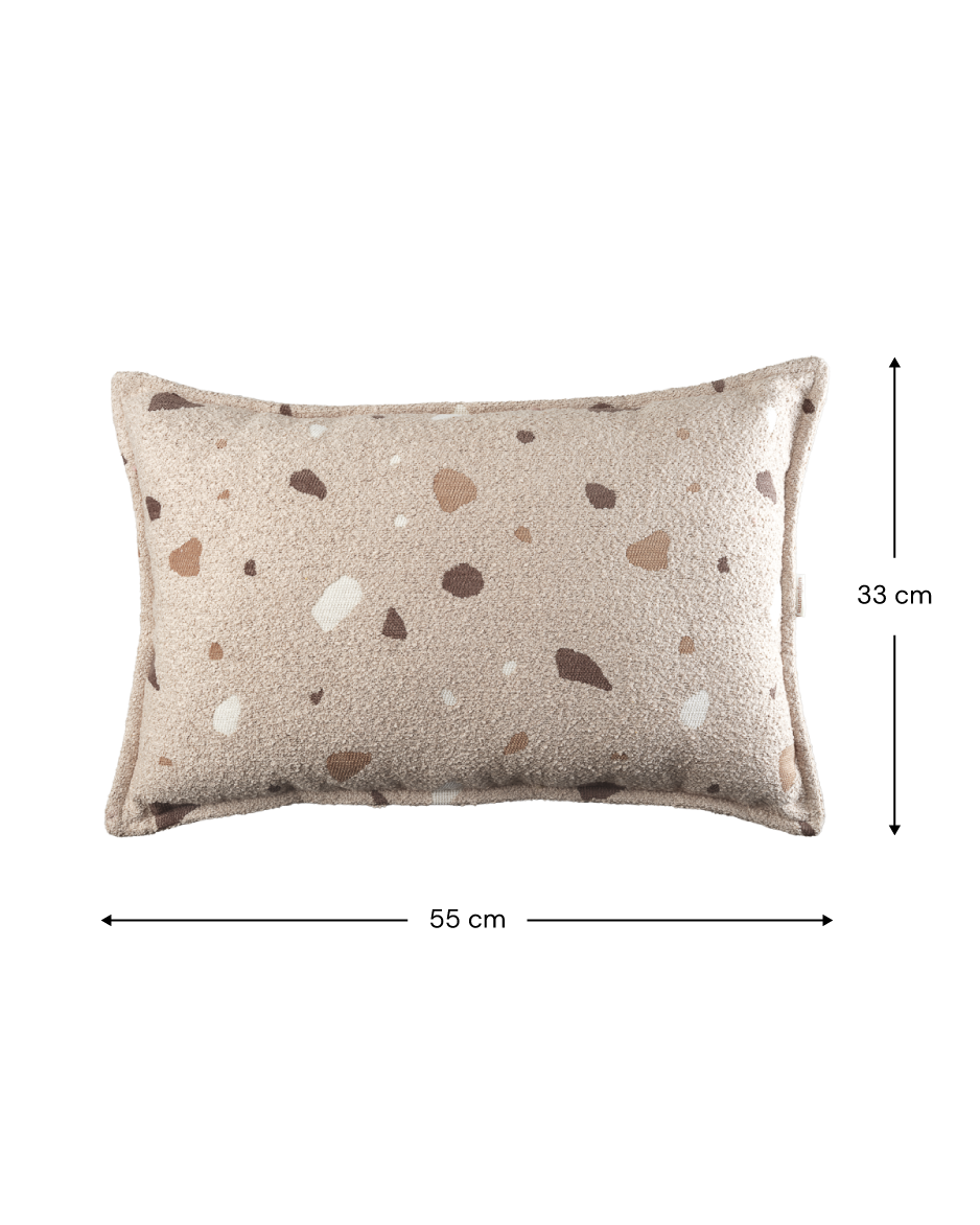 Wigiwama Terrazzo Bolster Cushion - Beige