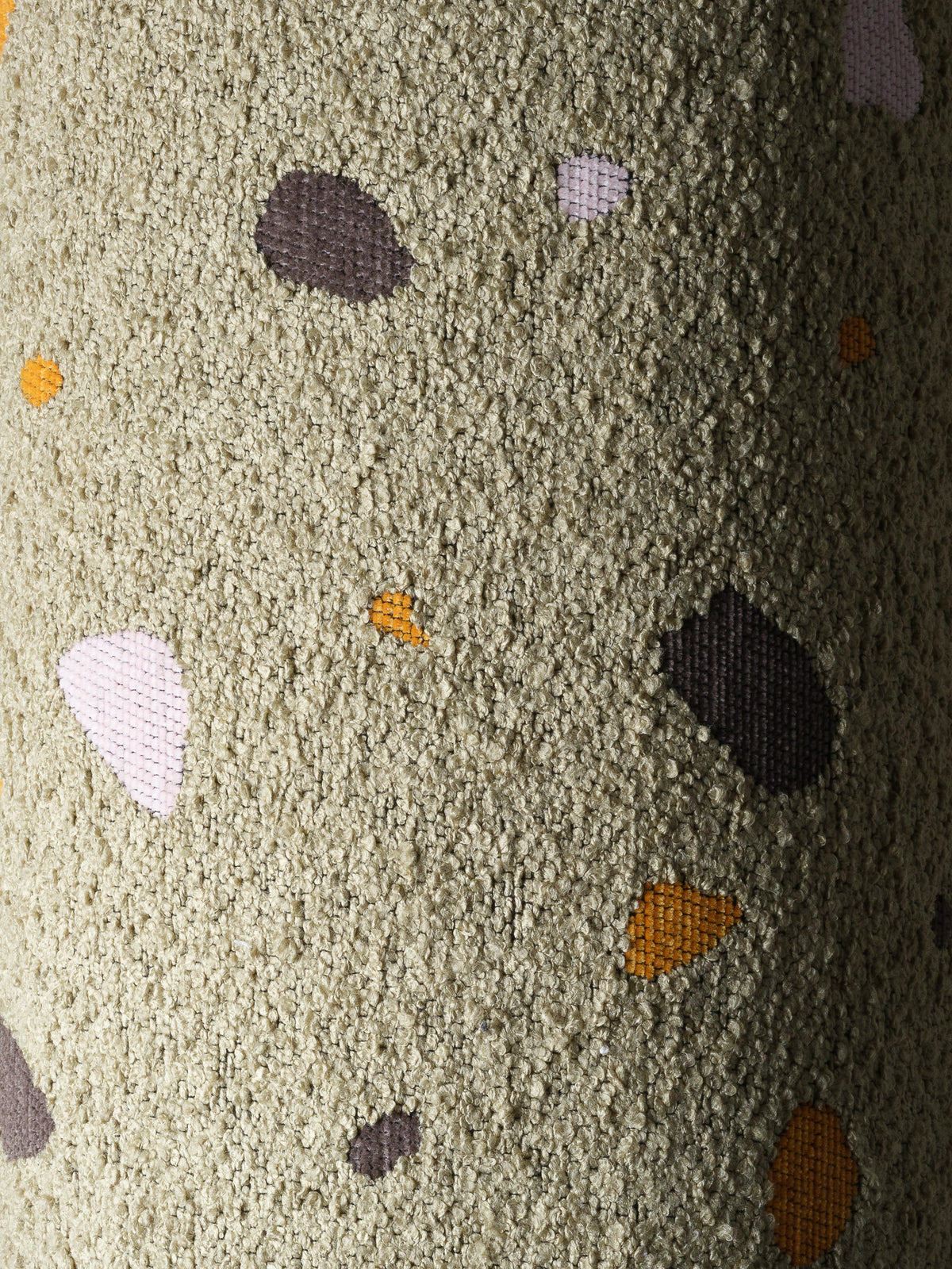 Wigiwama Terrazzo Bolster Cushion - Grün