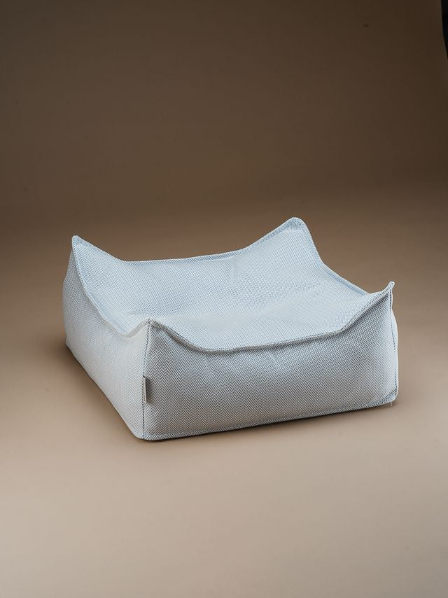 Ottomane carrée d’extérieur Wigiwama - Bleu