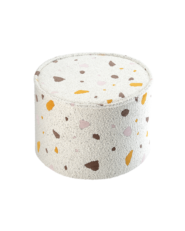 Terrazzo-Marmor-Pouf