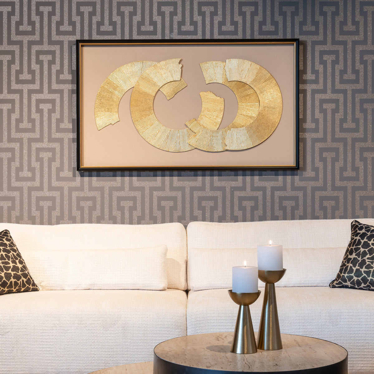 Wall art Eden black/gold