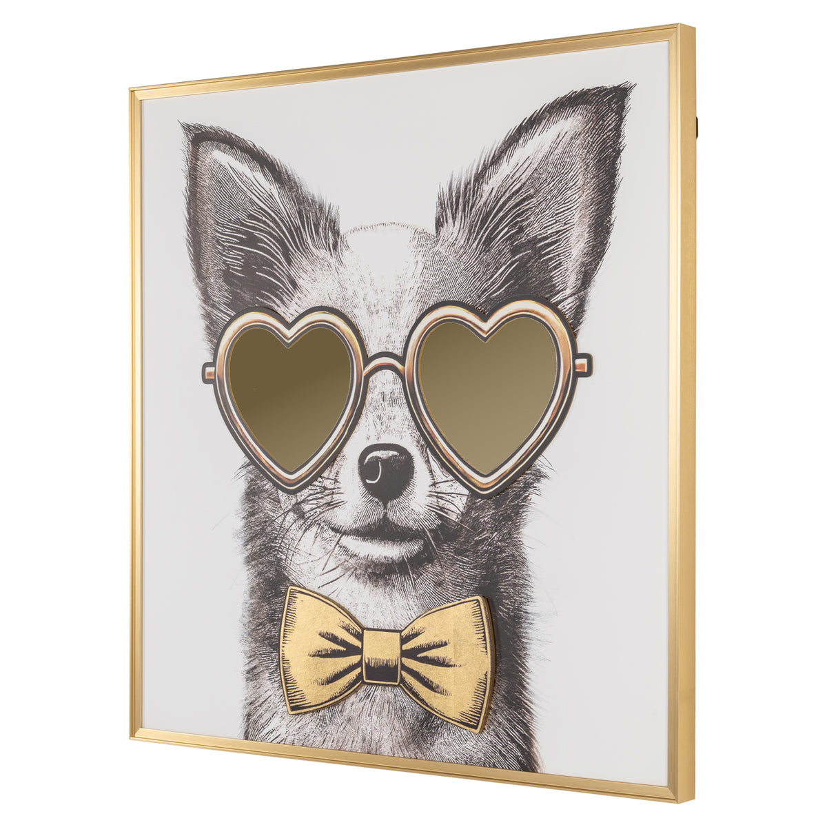 Wandkunst Bodhy schwarz/gold
