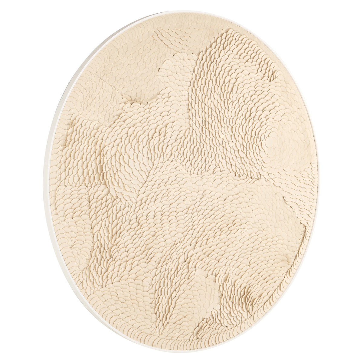 Wall art Flow white