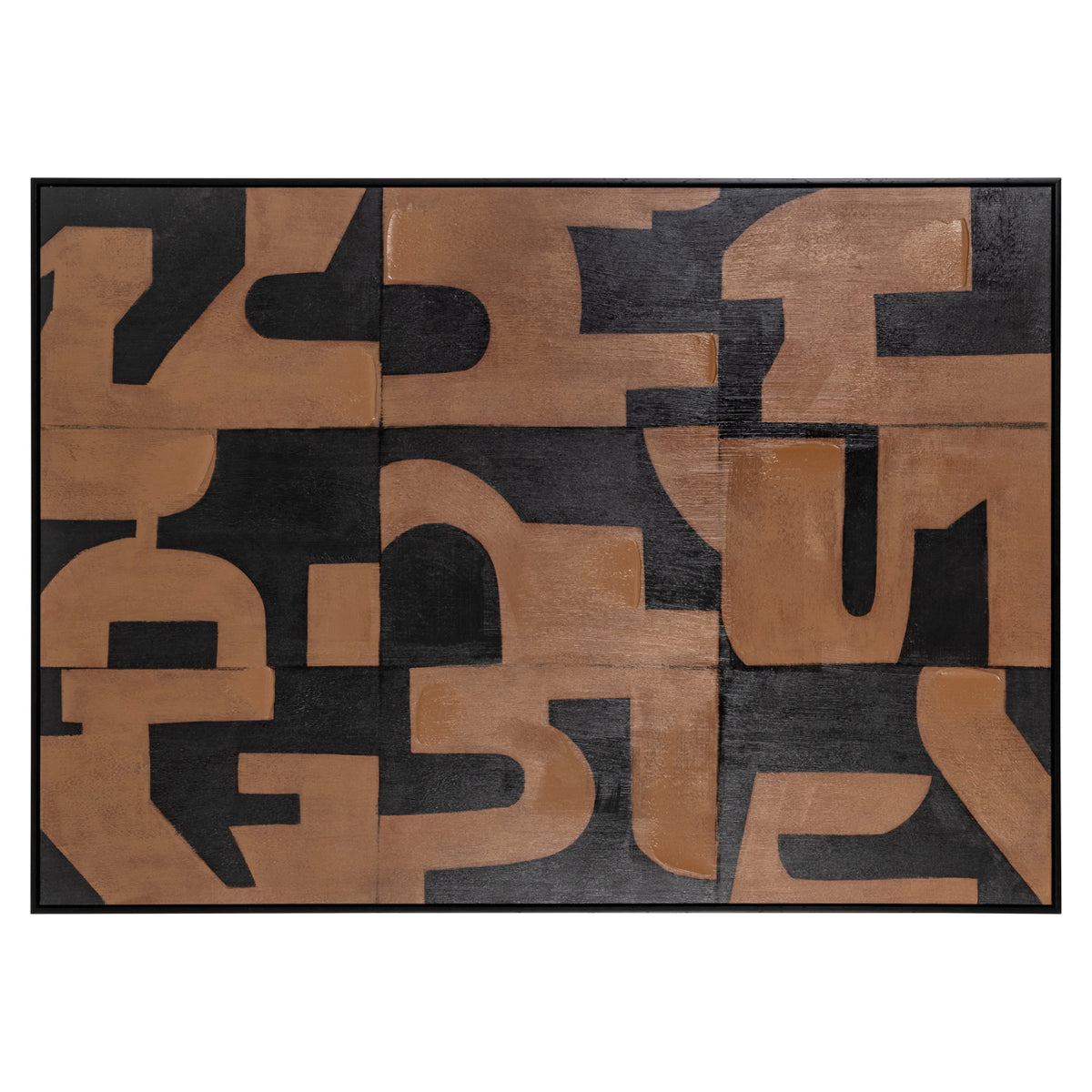 Wall art Cascade brown