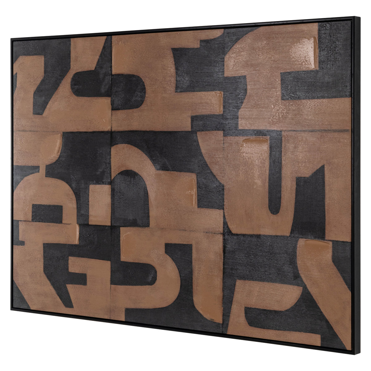Wall art Cascade brown