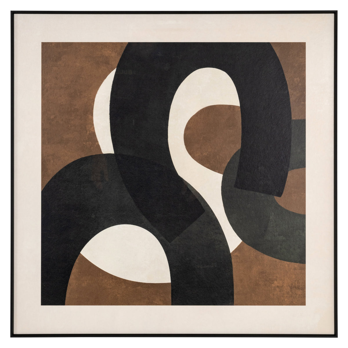 Art mural Euphoria brun gauche