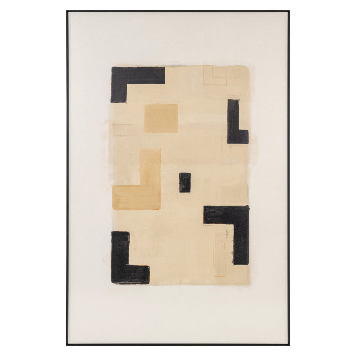 Art mural Vortex beige left
