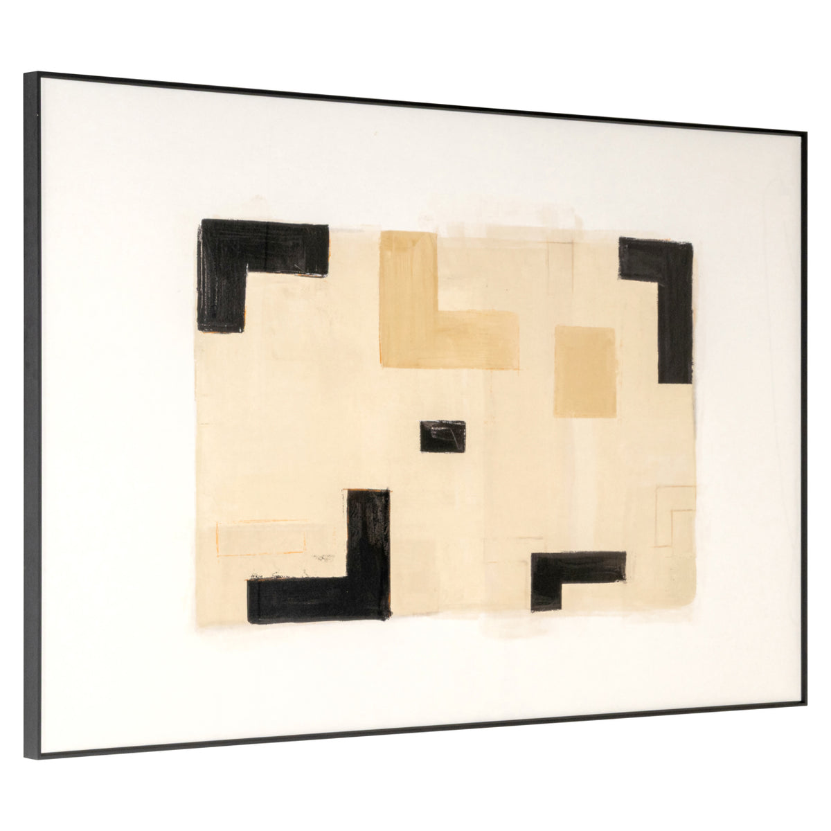 Art mural Vortex beige left
