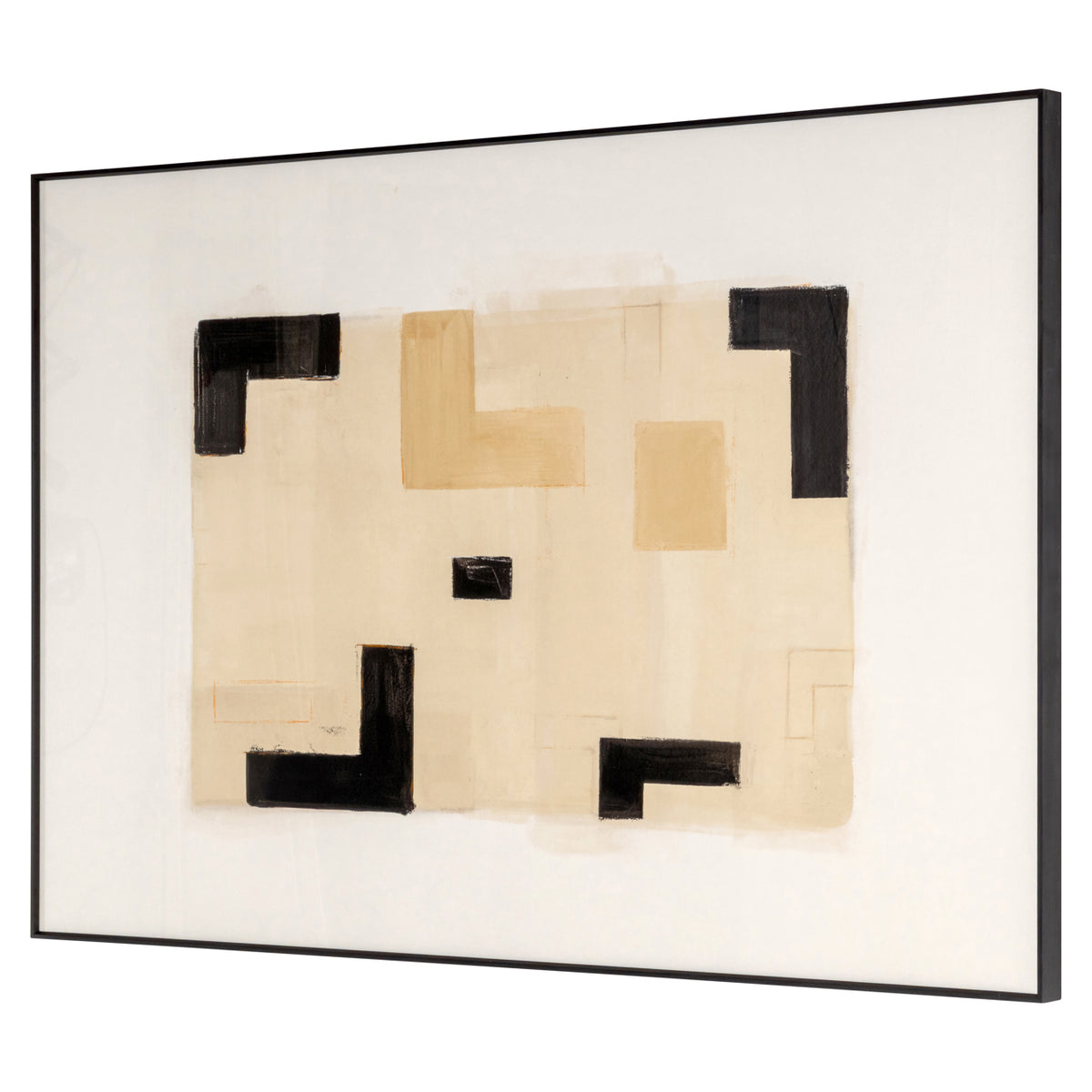 Art mural Vortex beige left
