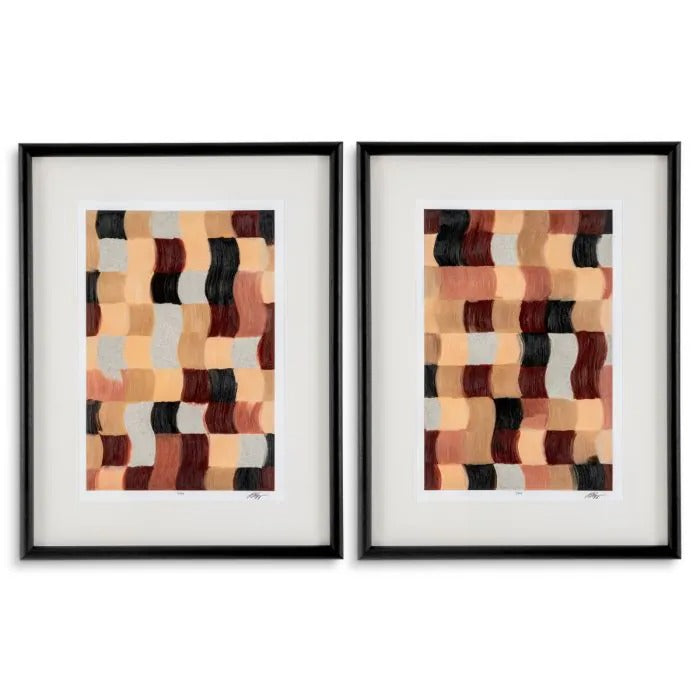 Prints Sun Baked Mosaïc by Grace Popp set of 2-1