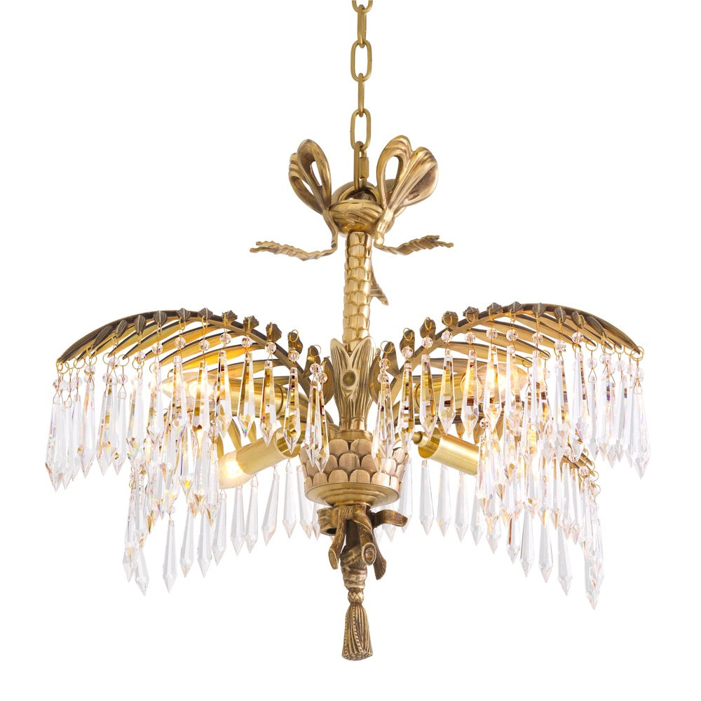 chandelier eichholtz hildebrandt kristallen goud S
