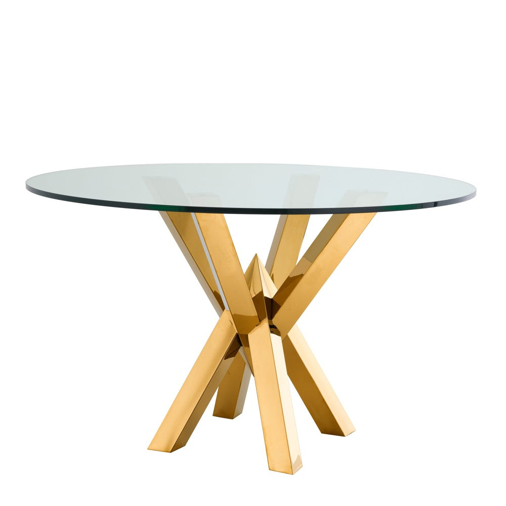 dining table eichholtz triumph goudkleurig