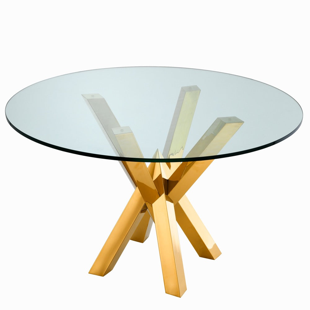 dining table eichholtz triumph goudkleurig