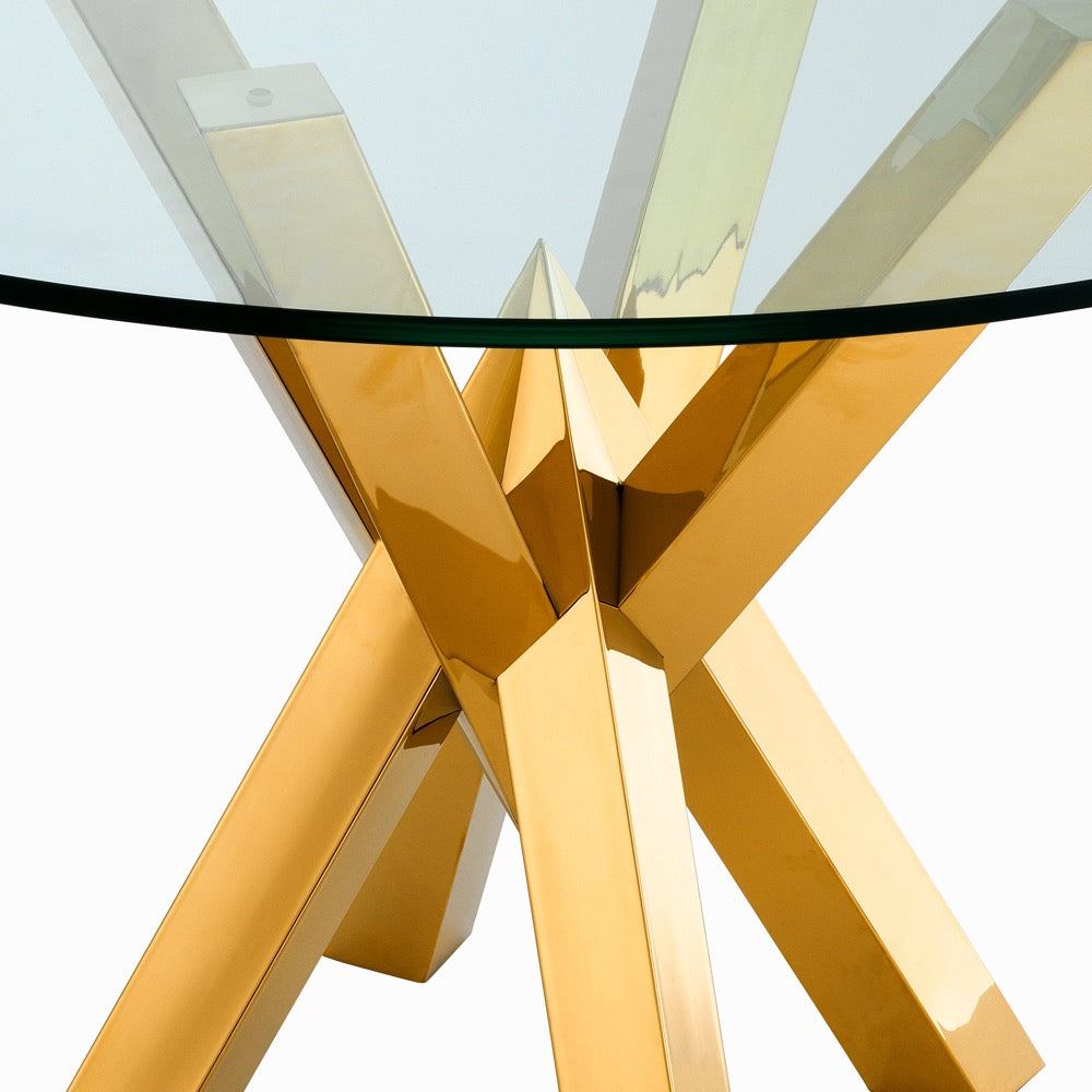dining table eichholtz triumph goudkleurig